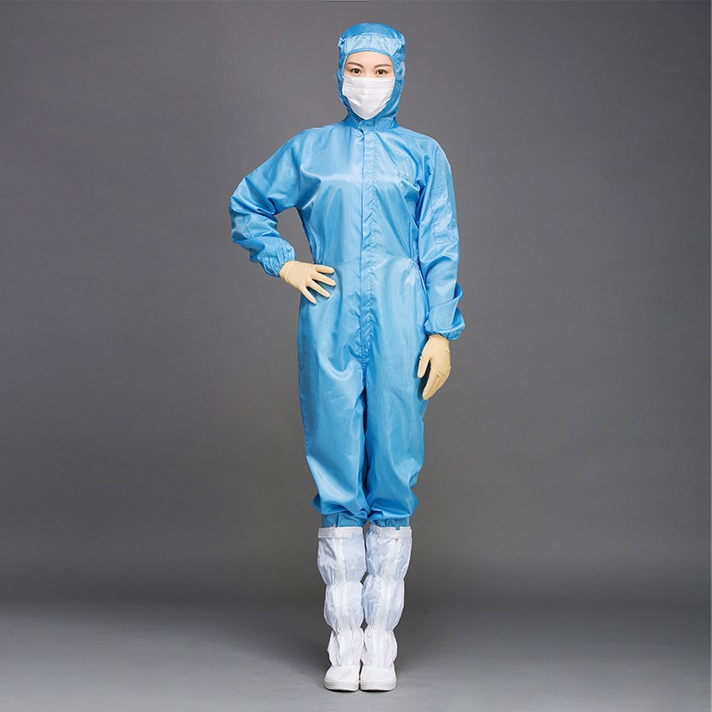 esd jumpsuit blue color esd jumpsuit blue color