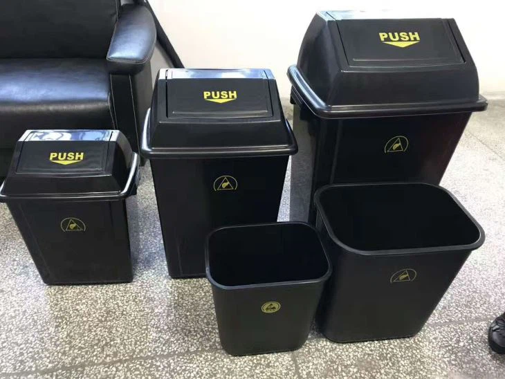 Anti-static dust bin